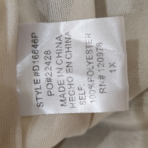 Entro A-line Floral Boho Babydoll Dress Blue/ White, US Women's 1X - Picture 6 of 6